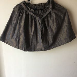 Golden Brown Round Skirt